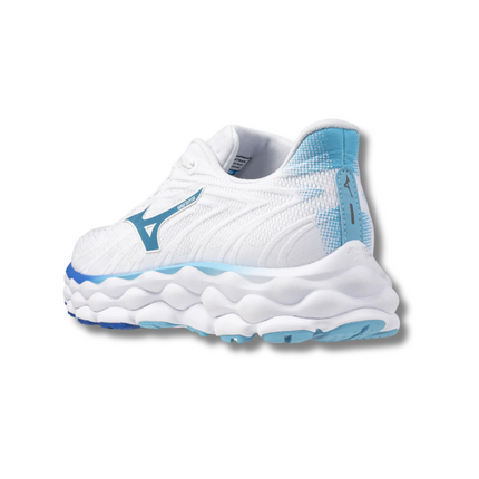 Mizuno Wave Sky 8 (Women's) - White Mugen Blue