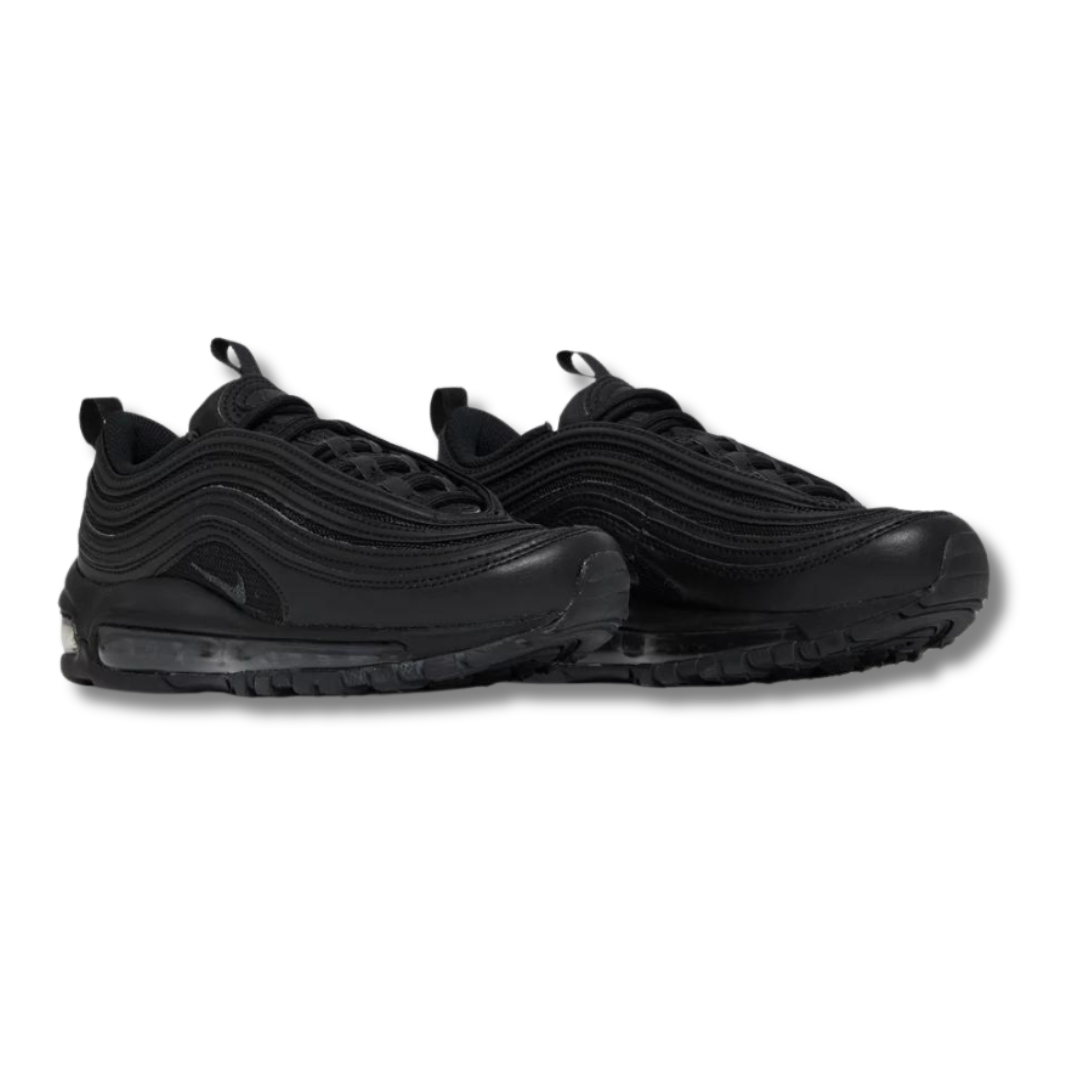 Nike Air Max 97 Triple Black The Back Wall Sneakers