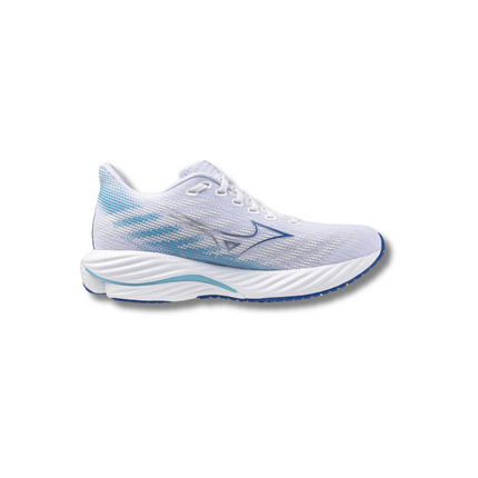 Mizuno Wave Rider 28 - White Mugen Blue