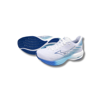 Mizuno Wave Rider 28 - White Mugen Blue