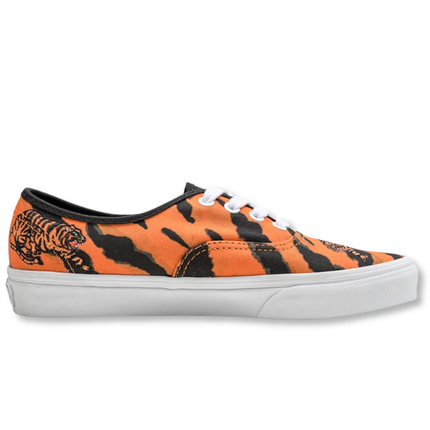 Vans Authentic Tiger Orange Men's Lifestyle Sneakers Side View