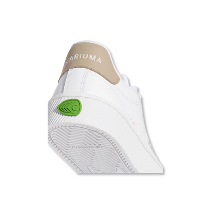 Cariuma Salvas Premium Leather - White Gold