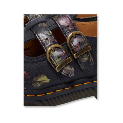 Dr. Martens 8065 Mary Jane - Black Decayed Roses