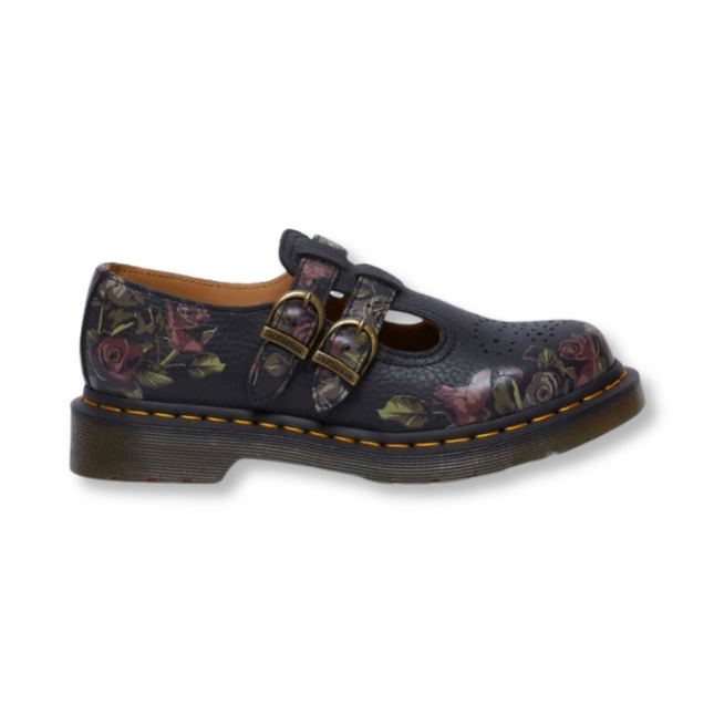 Dr. Martens 8065 Mary Jane - Black Decayed Roses