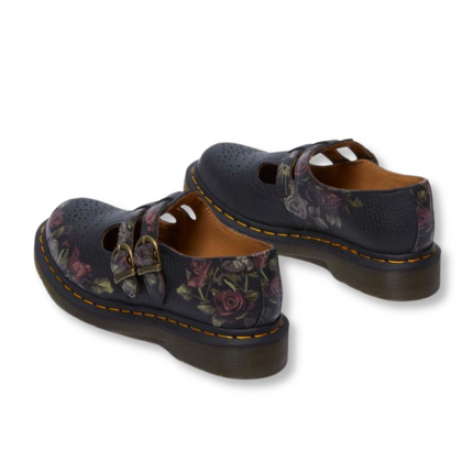 Dr. Martens 8065 Mary Jane - Black Decayed Roses