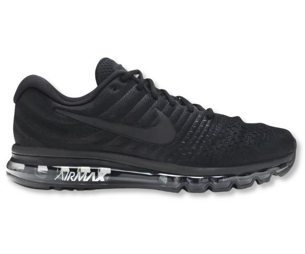 Nike Air Max 2017 Triple Black The Back Wall Sneakers