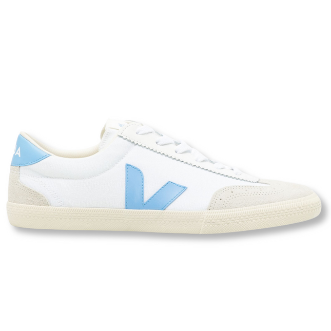 Veja Volley Canvas - White Aqua