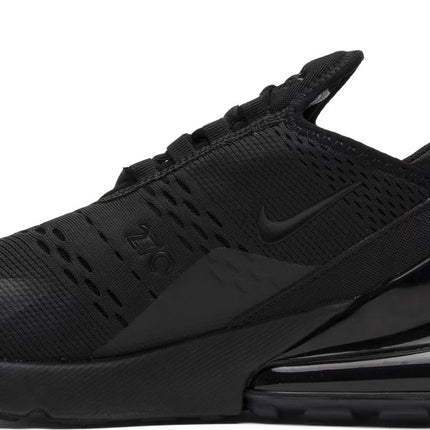 Nike Air Max 270 Black Women's Lifestyle Sneakers Side View